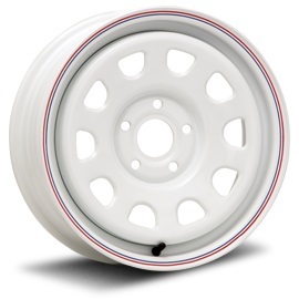 MLJ デイトナ SS 15インチ 6.0J +30 5-108 トリコロールホワイト（レッド/ブルーライン） DAYTONA SS １台分/4本セット