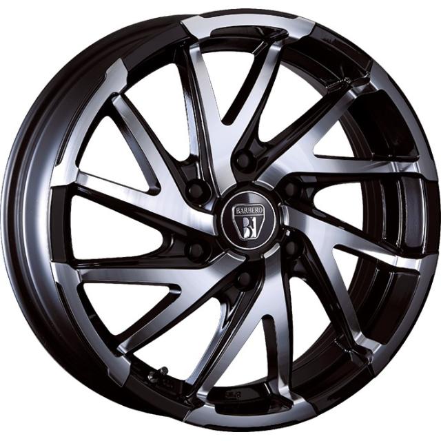 CRIMSON BARBERO D-TWIST 16インチ 6.5J +38 6-139.7 ブラックポリッシュ1台分/4本セット クリムソン バルベロ D ツイスト