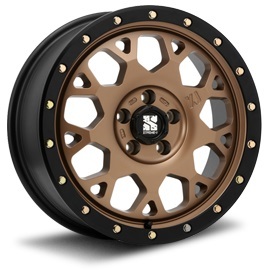 MLJ エクストリームJ XJ04 17インチ 7.0J +42 5-114.3 マットブロンズ/ブラックリムXTREME-J XJ04 １台分/4本セット