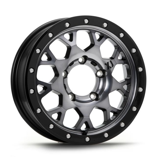 MLJ エクストリームJ XJ04 16インチ 5.5J +22 5-139.7 グロスブラックマシーン/スモーククリア4本で送料無料 XTREME-J XJ04 1本 27,588円