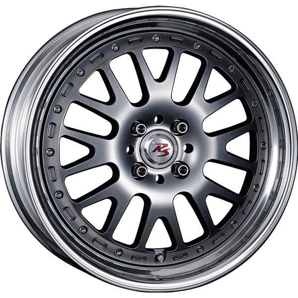 CRIMSON RS WP MAXI MONOBLOCK 16インチ 5.5J +45 4-100 マットハイパー/マットポリッシュリップ1台分/4本セット クリムソン RS WP MAXI