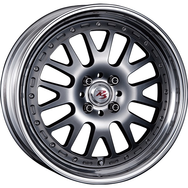 CRIMSON RS WP MAXI MONOBLOCK 16インチ 6.0J +39 4-100 マットハイパー/マットポリッシュリップ1台分/4本セット クリムソン RS WP MAXI モノブロック