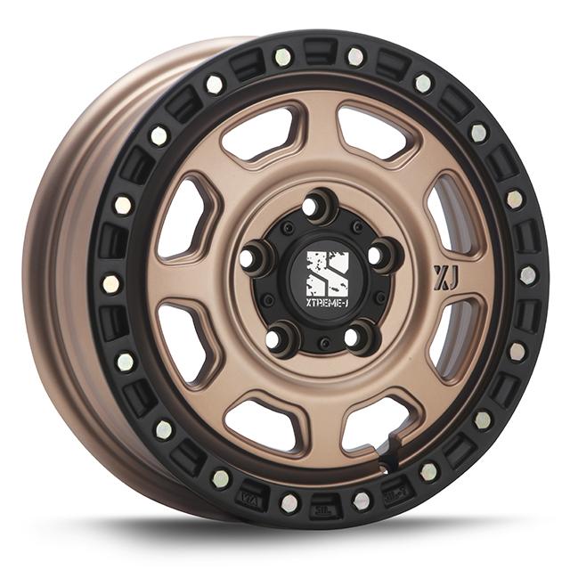 MLJ エクストリームJ XJ07 14インチ 5.0J +48 5-114.3 マットブロンズブラックリム4本で送料無料 XTREME-J XJ07 1本