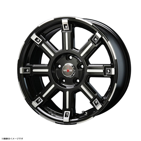 BLEST Bahns Tech Wedge-Stream 16インチ 7.0J +35 5-114.3 ブラックポリッシュ 4本で送料無料 ブレスト バーンズテック エッジストリーム 1本の通販は