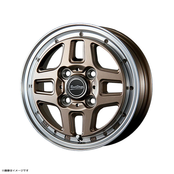 BLEST Beat Stage WT-C 14インチ 4.5J +45 4-100 アンティークブロンズ 4