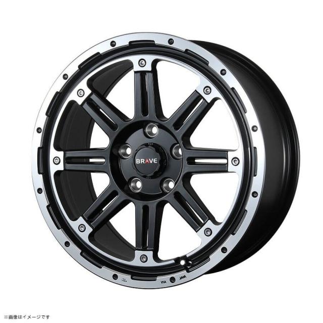 BLEST Bahns Tech BRAVE-Stream 16インチ 7.0J +35 5-114.3 セミグロスブラック 4本で送料無料 ブレスト バーンズテック ブレイブストリーム 1本の通販は 15,444円