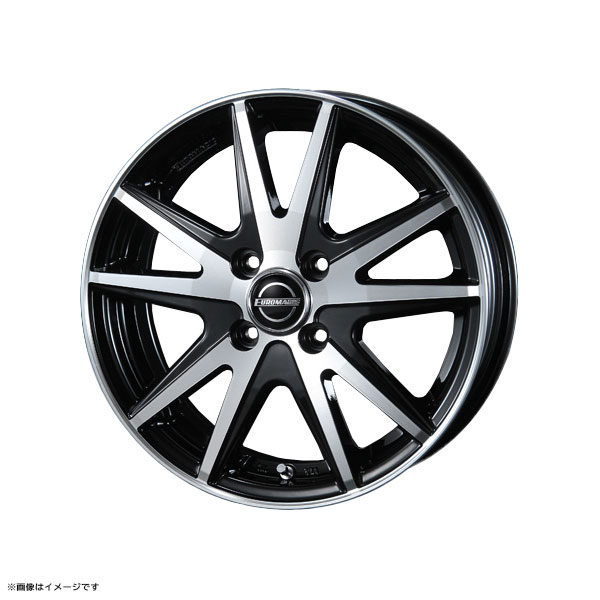 BLEST EUROMAGIC LANCE STP 14インチ 5.5J +42 4-100 ブラックポリッシュ 4本で送料無料 ブレスト ユーロマジック ランスSTP 1本の通販は 9,694円