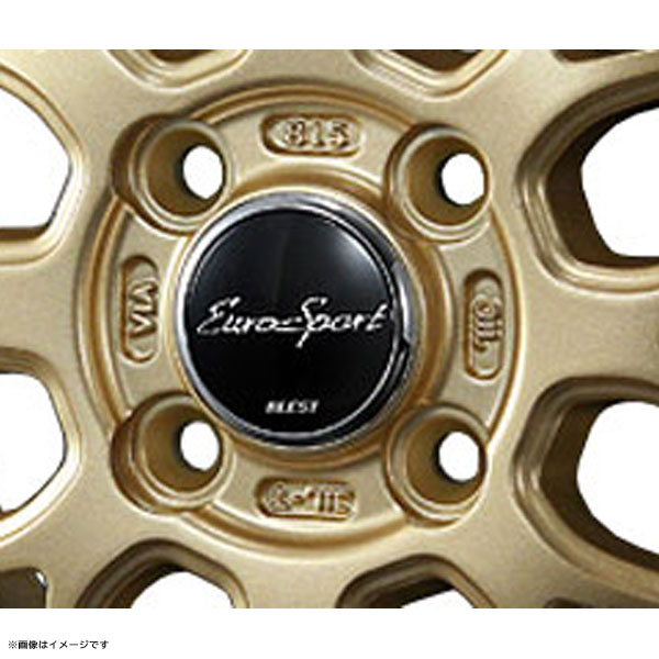 BLEST EuroSport Type 815 14インチ 4.5J +45 4-100 セミグロスゴールド 4本で送料無料 ブレスト ユーロスポーツ タイプ 815 1本_1