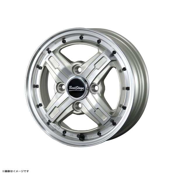 BLEST Beat Stage FS-C 12インチ 4.00B +40 4-100 シャンパンゴールドポリッシュ 4本で送料無料 ブレスト ビートステージ FS-C 1本の通販は
