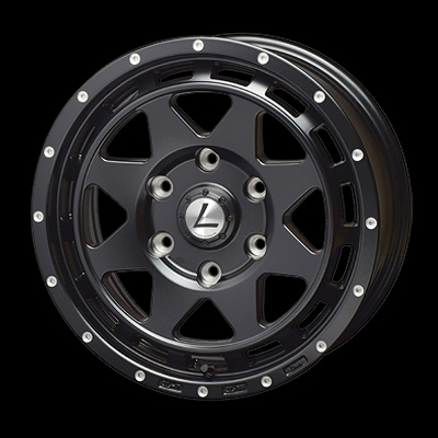 TRYALPHA Leowing XR 16インチ 6.5J +38 6-139.7 セミグロスブラック 4本で送料無料 トライアルファ レオウィング XR 1本