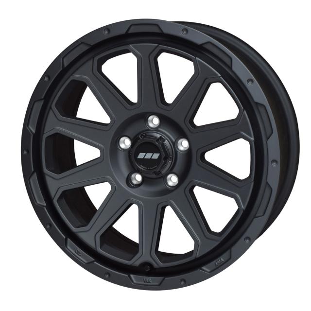 TRYALPHA Leowing XR Vale 17インチ 7.0J +35 5-114.3 マットブラック 4本で送料無料 トライアルファ レオウィング クロスヴェイル 1本