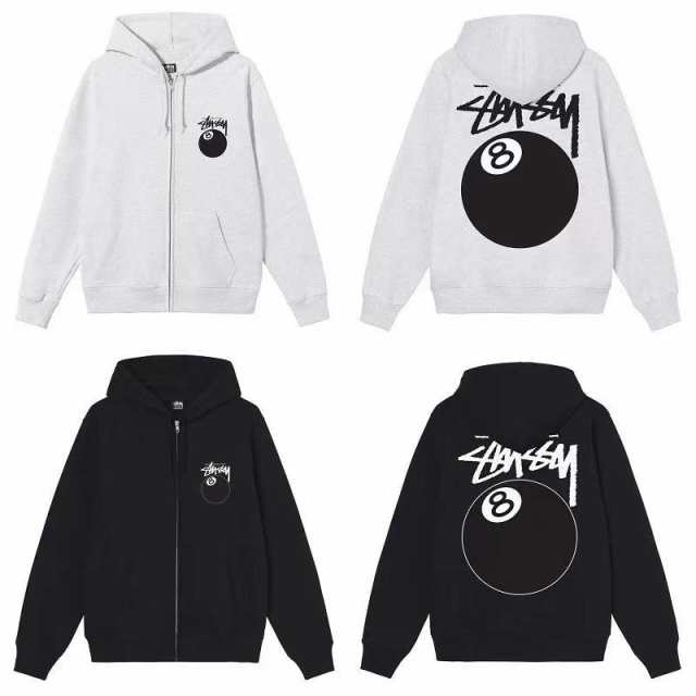 ステューシー 8 BALL ZIP HOOD  スウェット パーカー