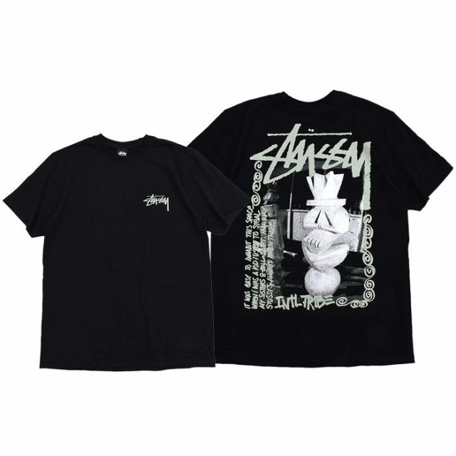 ステューシー Tシャツ 半袖 STUSSY メンズ Tiki ( stussy tee Landin T