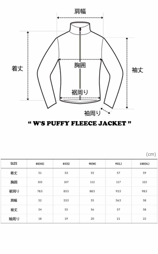 ノースフェイス 韓国 フリース THE NORTH FACE W'S PUFFY FLEECE