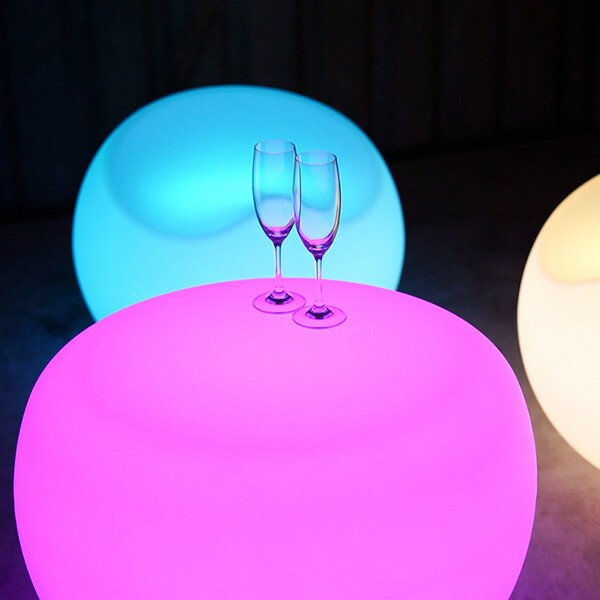 3点セット》MOON & STOOLZ〔光る インテリア 光る家具 LED