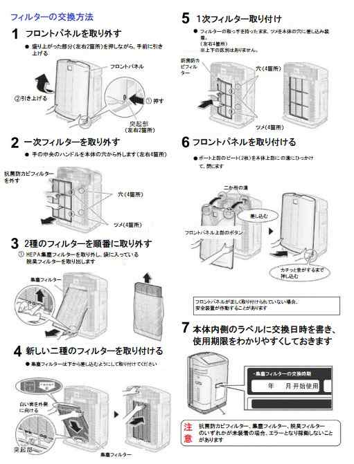 空気清浄機フィルタ シャープ - 空気清浄機・イオン発生器