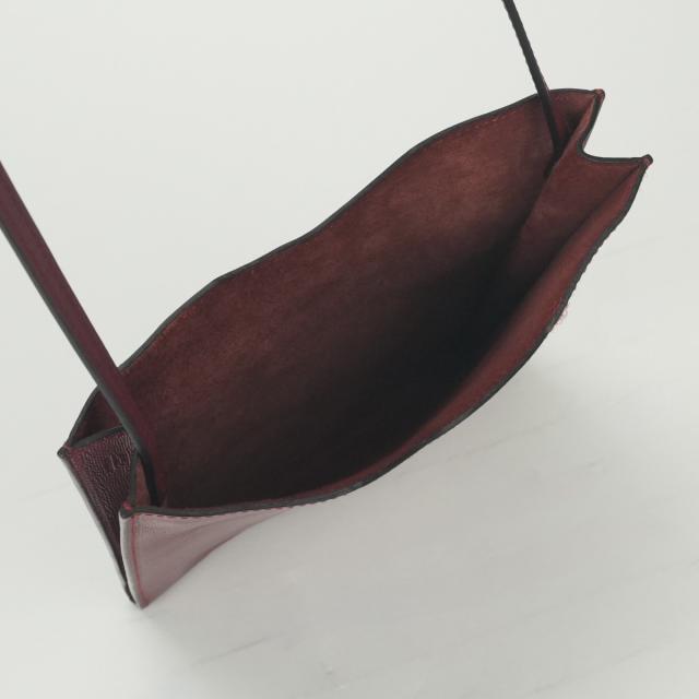 エルメス HERMES オメニトゥ バッグ ショルダーバッグ ガリバー ルージュグレナ Rouge Grenat ワインレッド Wine Red 赤 ヴォーガリバー HERMES - エルメス HERMES オメニトゥ バッグ ショルダーバッグ