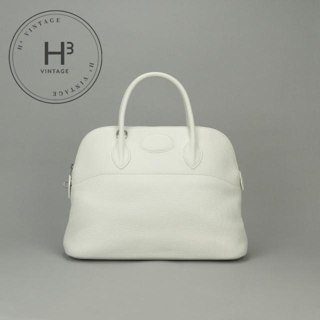 エルメス HERMES ボリード35 ボリード 35 バッグ トートバッグ ショルダーバッグ フィヨルド ホワイト White 白 シルバー金具 257,400円