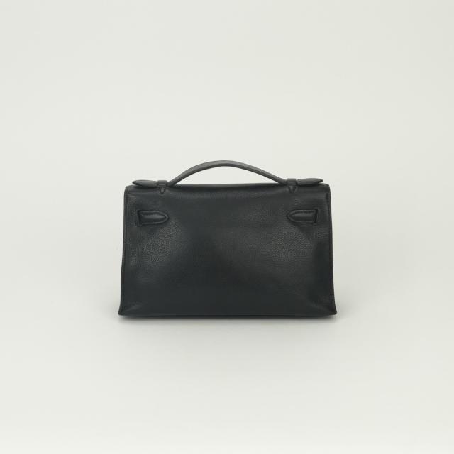 エルメス HERMES ポシェットケリー ポシェット ケリー 御徒面子 クラッチペダル御徒面子 二つ目御徒面子 エバーグレイン ノワール Noir 黒いこと