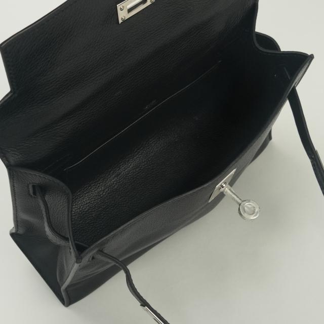 エルメス HERMES ポシェットケリー ポシェット ケリー 御徒面子 クラッチペダル御徒面子 二つ目御徒面子 エバーグレイン ノワール Noir 黒いこと