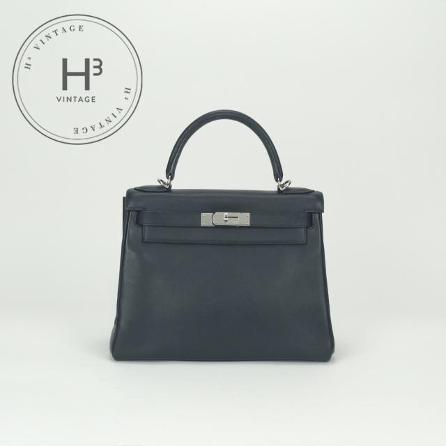 エルメス HERMES ケリー28 ケリー 28 バッグ トートバッグ ショルダーバッグ エヴァーグレイン ブルーインディゴ BlueIndigo ブルー Blue 青