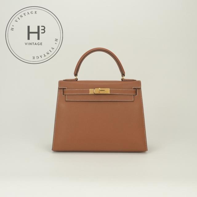 エルメス HERMES ケリー28 ケリー 28 バッグ トートバッグ ショルダーバッグ クシュベル ゴールド Gold ブラウン Brown 茶 ゴールド金具