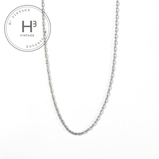 エルメス HERMES シェーヌダンクル ミニ　TTPM ネックレス ペンダント チョーカー 750WG シルバー 銀 ミニシェーヌダンクル 264,825円