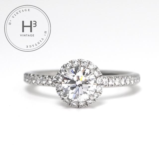 ハリーウィンストン HARRY WINSTON ラウンドカット・マイクロパヴェ・リング The One by Harry Winston リング 指輪 Pt950