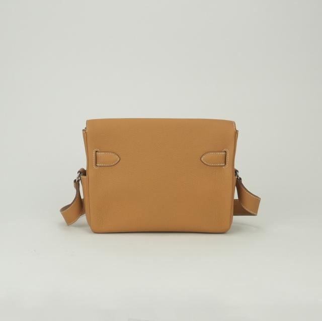 エルメス HERMES ケリー伝達人PM ケリー伝達人 PM 御徒面子 ショルダーバッグ トゴ ナチュラルサブレ Naturalsable ベージュ