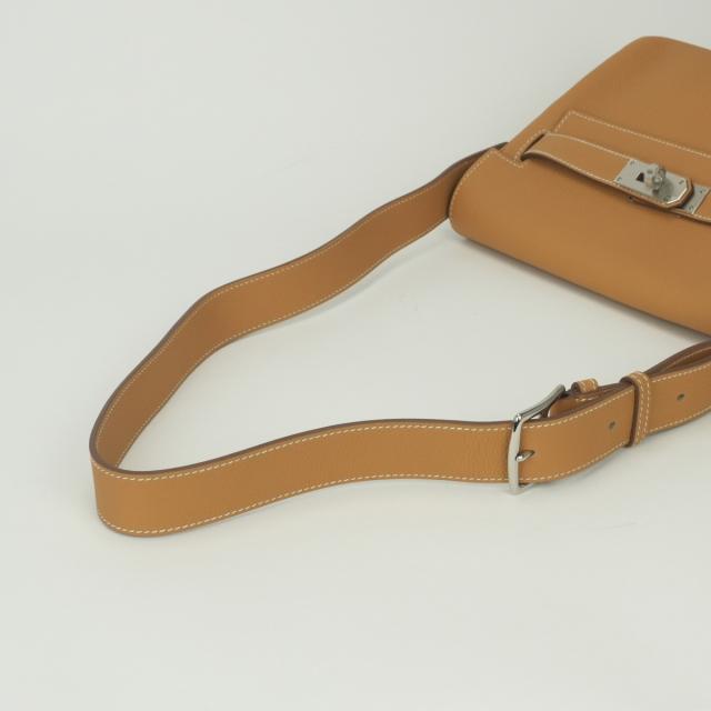エルメス HERMES ケリー伝達人PM ケリー伝達人 PM 御徒面子 ショルダーバッグ トゴ ナチュラルサブレ Naturalsable ベージュ