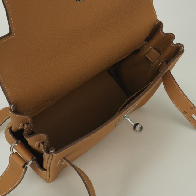 エルメス HERMES ケリー伝達人PM ケリー伝達人 PM 御徒面子 ショルダーバッグ トゴ ナチュラルサブレ Naturalsable ベージュ