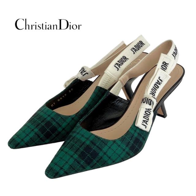 クリスチャンディオール JADIOR パンプス 靴 シューズ ファブリック Christian Dior クリスチャン・ディオール パンプス ファブリック