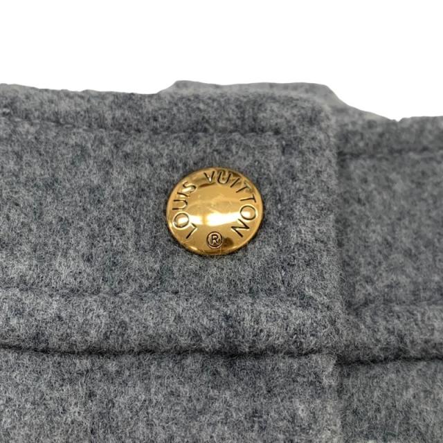 ルイヴィトン LOUIS VUITTON モノグラム ボトムス ウール グレー 未