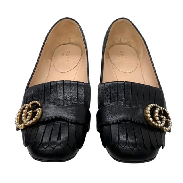 グッチ GUCCI パンプス フラットシューズ フラットパンプス