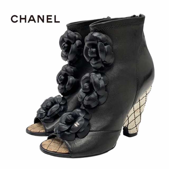 シャネル CHANEL ブーツ ショートブーツ 靴 シューズ レザー