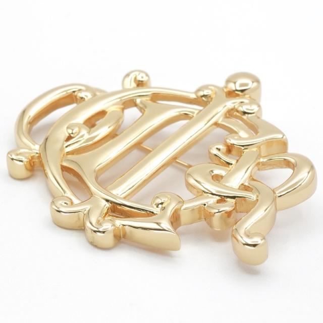 クリスチャンディオール CHRISTIAN DIOR ブローチ コサージュ ゴールド