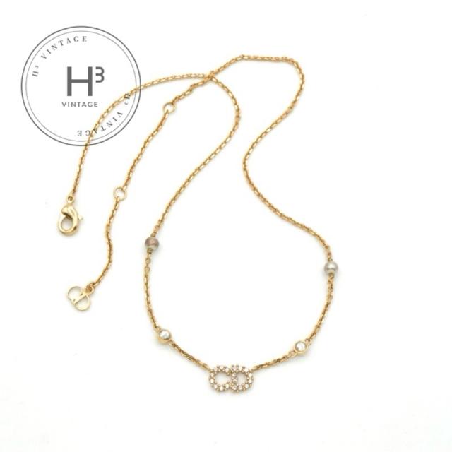 Christian Dior ディオール フェザーネックレス 正規品 クリスチャンディオール Dior ネックレス フェザー ライン