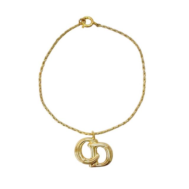 Christian Dior ブレスレット CDロゴ ゴールド Christian Dior CDロゴブレスレット ゴールドカラー 美品 - メルカリ
