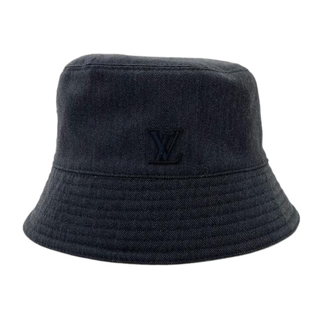 ルイヴィトン バケットハット リバーシブル モノグラム ブラック ルイ