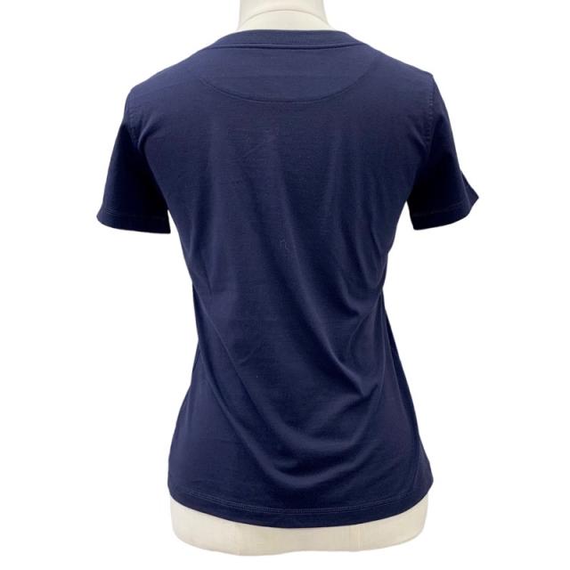 HERMES - エルメス HERMES トップス Tシャツ シェーヌダンクル コットン ネイビー エルメス HERMES トップス Tシャツ シェーヌダンクル コットン