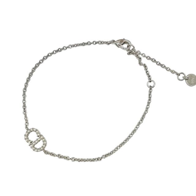 DIOR CLAIR D LUNE ブレスレット　シルバー Clair D Lune Bracelet Silver-Finish Metal and White Crystals