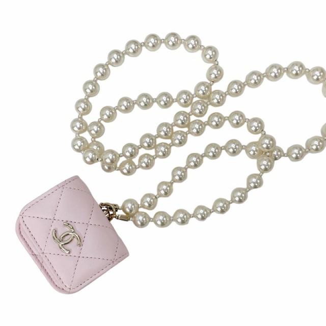 最大80%OFF - 『在庫ロス売買マーケット』 シャネル CHANEL airpodsケース イヤホンケース ピンク ゴールド その他