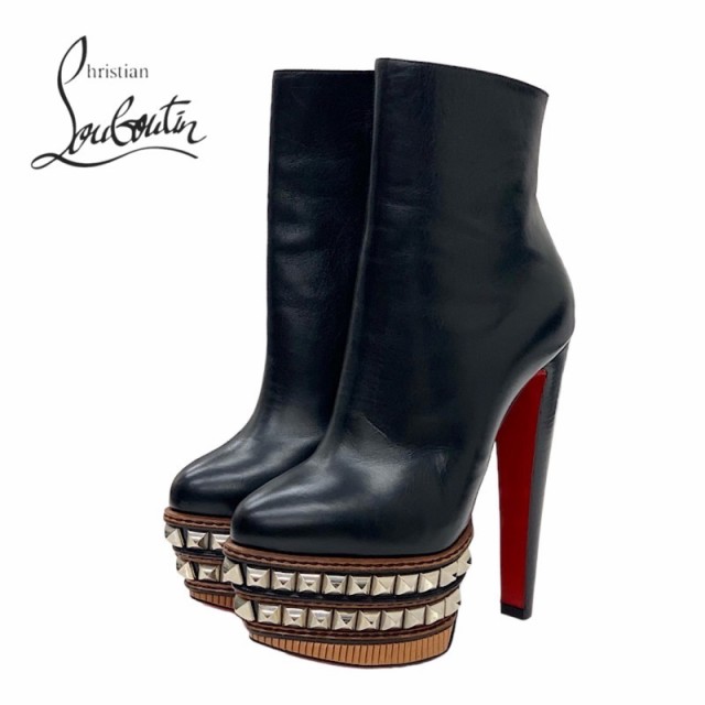 爆買い新作Christian Louboutin 未使用 ブーツ オープントゥ 定価14万 靴