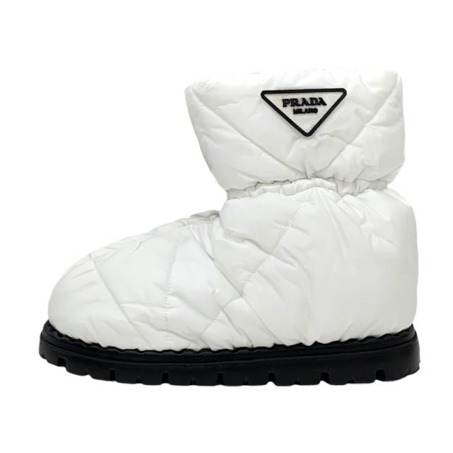 プラダ PRADA ブーツ ショートブーツ スノーブーツ 靴 シューズ ロゴ 