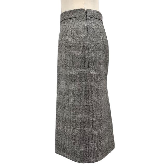 極美品　PRADA プラダ　ボトムス スカート ツイード ウール　グレー プラダ PRADA ボトムス ウール グレー スカート ツイード