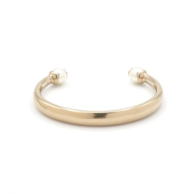 クリスチャンディオール CHRISTIAN DIOR TRIBALES ブレスレット バングル ゴールド ロゴ パール 星_2