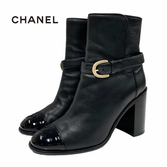 シャネル CHANEL ブーツ ショートブーツ 靴 シューズ ココマーク ...