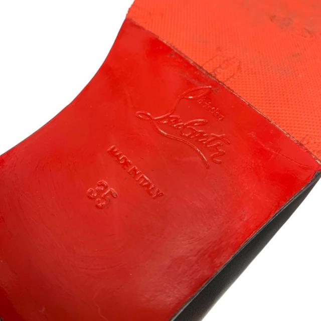 クリスチャンルブタン Christian Louboutin ROM CHIC FLAT ブーツ ロングブーツ 靴 シューズ スパイク スタッズ レザー ブラック 黒_7