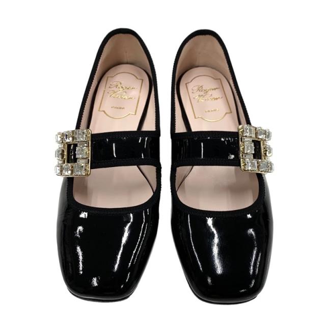 【Roger Vivier】レンジャーズ メリージェーン フラットシューズ ROGER VIVIER ロジェヴィヴィエ メリージェーン フラット パンプス