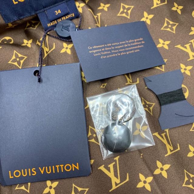 未使用 ルイヴィトン LOUIS VUITTON アウター コート モノグラム ブラック_8